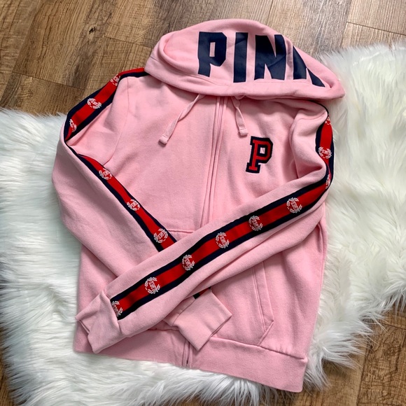 ❌SOLD❌VS PINK Perfect Full Zip Hoodie - Picture 3 of 5